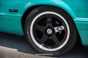 calypso green foxbody hatchback lx harris lue luecreative mustangfanclub mustang fan club 5.0resto latemodelrestoration latemodelresto mustang week turbo 2.3T 2.3