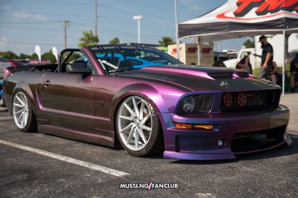 mustang week 2016 mw16 mustangfanclub mustang fan club car show myrtle beach mall bagged plastidip leo kray