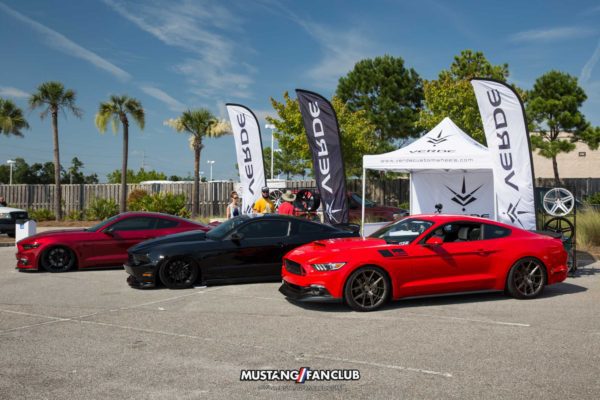 mustang week 2016 mw16 mustangfanclub mustang fan club car show myrtle beach mall verde custom wheels
