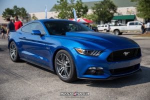 mustang week 2016 mw16 mustangfanclub mustang fan club car show myrtle beach mall lightning blue s550