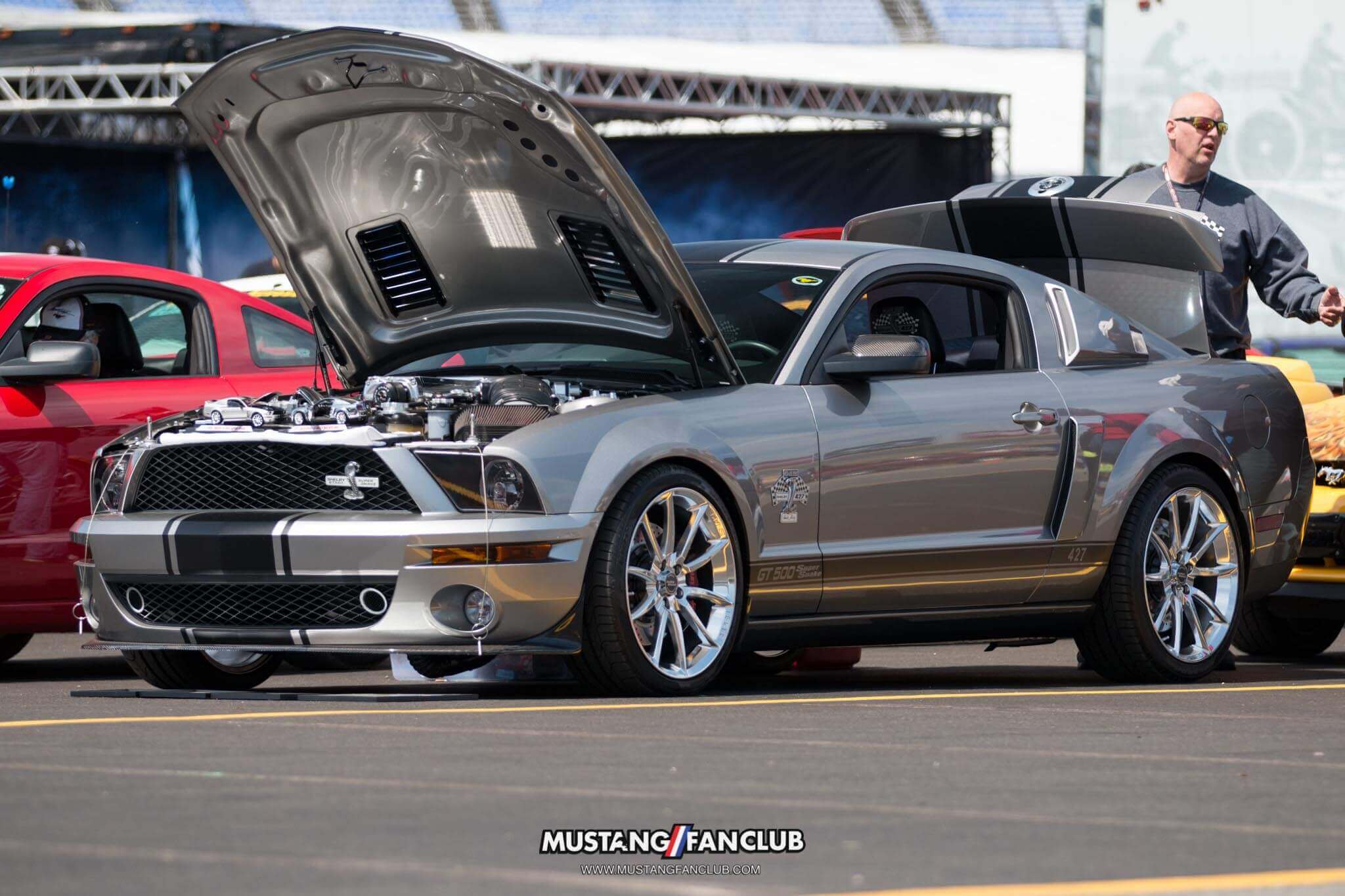 mustang 50th anniversary birthday celebration mustangfanclub mustang fan club april 2014 2015 15 event coverage images car show charlotte north carolina nc shelby gt500 super snake