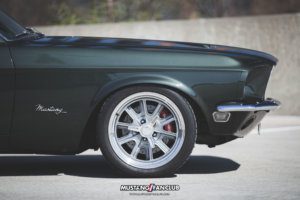 1968 68 mustang coupe american racing wheels