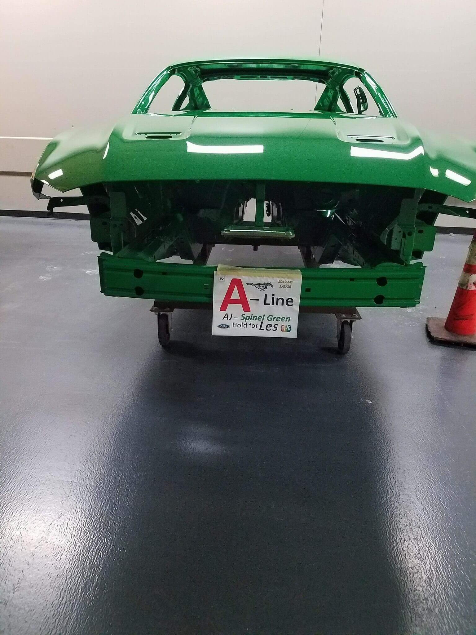 2019 spinel green mustang