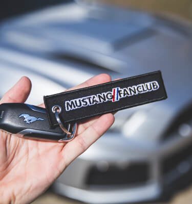 Mustang Fan Club Key Tag