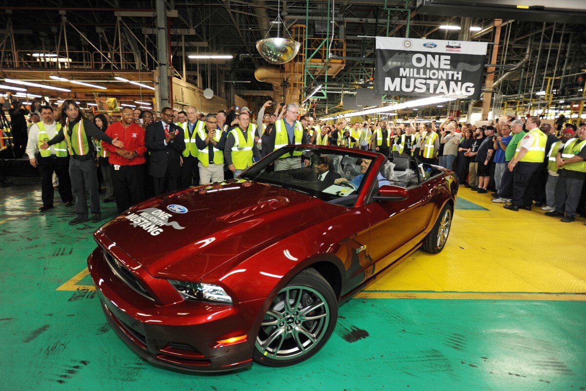 1 millionth Mustang Flat Rock Assembly