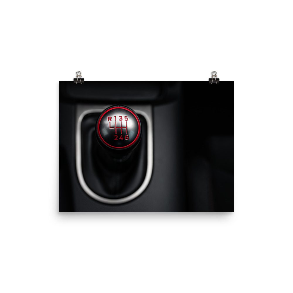 Shelby GT350R "Shift into Gear" Poster - Image 2