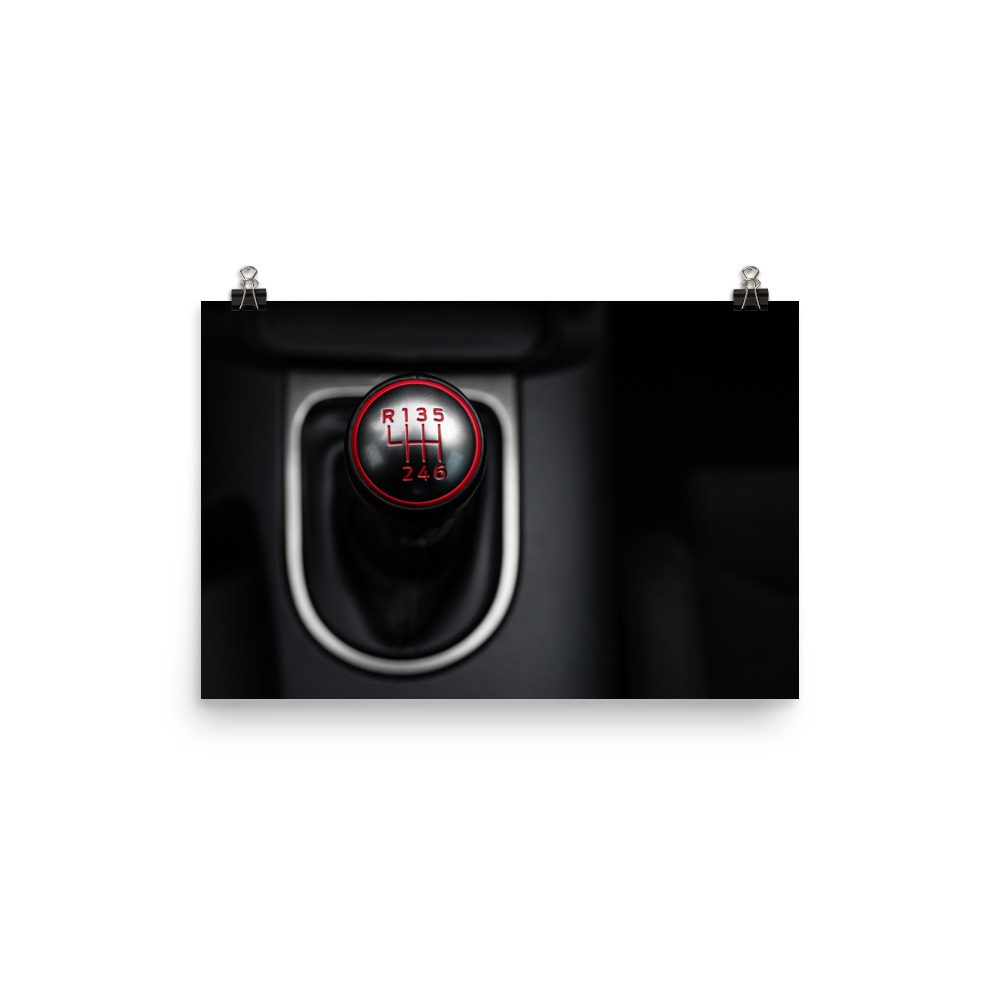 Shelby GT350R "Shift into Gear" Poster - Image 3