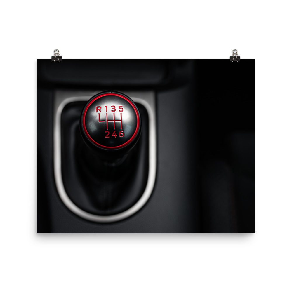 Shelby GT350R "Shift into Gear" Poster - Image 4