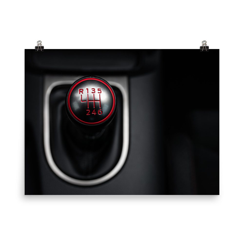 Shelby GT350R "Shift into Gear" Poster - Image 5
