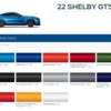 2022 Shelby GT500 exterior color options